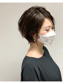 ラトリエコンタン(L´atelier Content) 【LatelierContent yumi】ショートボブ×パーマ
