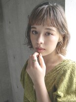 エミュ 表参道 青山(emu)&nbsp;【emu井上信洋】オン眉＋ハイライトでおしゃれボブ【エミュ】