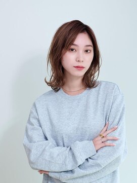 ユニックス イオンモール北戸田店(UNIX) 【50代髪型】大人外ハネくびれヘア[ニュアンスグレージュカラー]