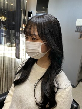 フィオーレ ヘアデザイン(FIORE hair design) ブルーブラック　韓国巻