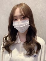 アース コアフュールボーテ 長野駅前店(EARTH coiffure beaute)&nbsp;アッシュベージュブラウンくすみカラーケアブリーチ韓国