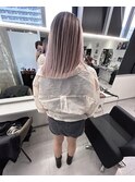 【枚方、高槻、梅田】ピンク強めのホワイトハイライト