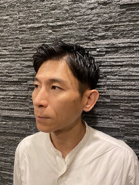 プレミアムバーバー 目黒店(PREMIUM BARBER produce by HIRO GINZA) ツーブロックナチュラルに流せるスタイル/目黒/メンズカット