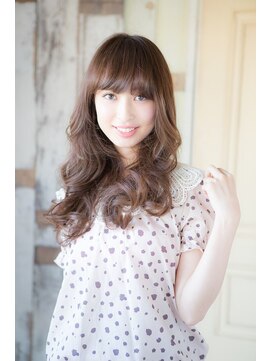 ステージ(STAGE) 大人かわいい/レイヤーロング/グレーベージュ/前髪パーマ/幡ヶ谷