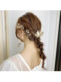 編み下ろしアレンジ/関内ヘアセット/みなとみらいヘアセット