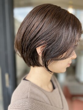 ヘアーサロン ジュエール(jyue-ru) 大人上品ショート 40代,50代,60代【沖縄/北谷/ショート】