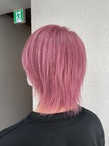 プライズ 成増店(prize)&nbsp;ペールピンクウルフカットシアーカラー成増地下鉄成増大山