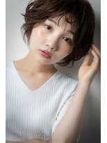 モッズヘア 上尾西口店(mod's hair) グレージュアッシュひし形ショートマッシュパーマv上尾20代30代