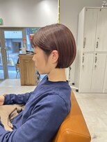 ネイロ 錦糸町(NeiRo)&nbsp;魅力倍増カールセミディシアーカラーダークアッシュショートヘア