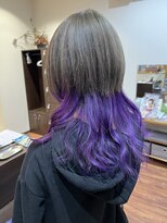 クロリ(Coloris) ロングウルフ+バイオレットカラー