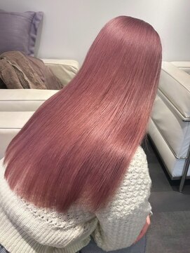 ベレーザ 渋谷(BELEZA) 11322髪質改善ストレートラベンダーミルクティーホワイトピンク