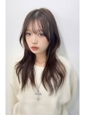 韓国レイヤー☆ハッシュカット☆ウルフカット レイヤーロング