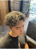 ハイライト ショート ピンパーマ