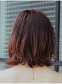 外ハネスタイル20代/30代/40代/庭瀬