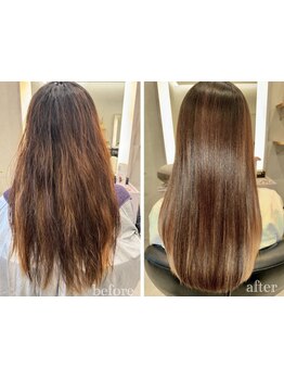 [自分の髪じゃないみたい…!]★SNSで話題沸騰★【髪ドラ*髪質改善酸性ストレート】で理想のツヤ感&手触りに