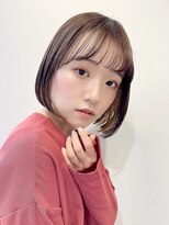 ソト 銀座(soto.)&nbsp;暗めカラー/グランマッシュ/フェイスフレーミング/セミロング