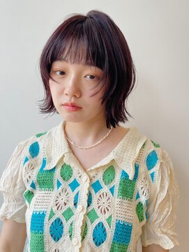 ガーデン 銀座(GARDEN) ブルーブラック レイヤー イメチェン くびれヘア ボブ