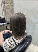 アッシュベージュ＊くびれボブ