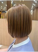 切りっぱなしボブ