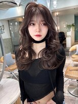 ロンド ロビン 栄(Lond robin)&nbsp;【Lond robin】木屋元一　前髪/顔まわり/韓国/レイヤー/透明感