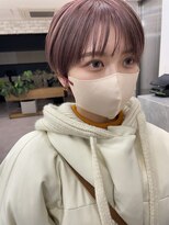 ロット 横浜(lot)&nbsp;マッシュショート×くびれヘア×ピンクベージュ[横浜駅]