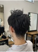 メンズカット/アップバング/スパイキーショート/短髪/大宮