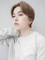 ギークス(GEEKS) 【GEEKS渋谷】マッシュショート/ミルクティーブラウン/冬カラー