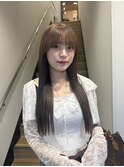 くびれ巻き レイヤーカット 顔周りレイヤー 20代【西新大濠】