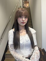 カノエ(canoe) くびれ巻き レイヤーカット 顔周りレイヤー 20代【西新大濠】