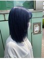 ラフィスヘアー クロム 大宮店(La fith hair chrome) 光に当たると透明感が増すネイビーブルーもおすすめです◎