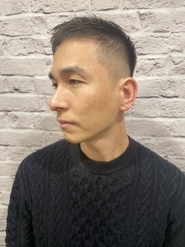 グレイスフル バーバープラチナム 六本木店(Graceful Barber platinum) メンズハイフェードソフトモヒカンショート