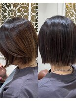 フレームプラス 天王寺あべの店(FRAME+) 白髪ぼかしハイライト