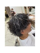 アッシュ 下丸子店(Ash)&nbsp;強めシャドウパーマスパイラルパーマメンズマッシュ