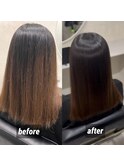 毎日ウキウキしてしまうツヤツヤな髪質改善ストレート〇