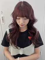 ユーフォリア 新宿通り(Euphoria)&nbsp;ワインレッドカラー/艶髪