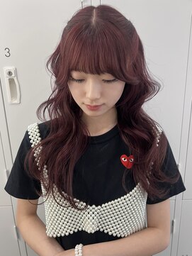 ユーフォリア 新宿通り(Euphoria) ワインレッドカラー/艶髪