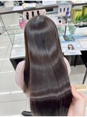 【艶髪縮毛矯正】地毛風ナチュラル縮毛矯正　プラチナ縮毛矯正