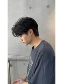 20代/センターパート/刈り上げ/池袋メンズカット/メンズパーマ