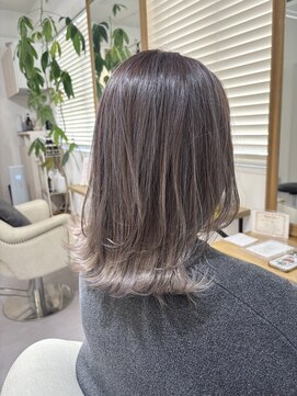 チャメヘアー(chame HAIR) 《ケアブリーチ》ハイライトグラデーション+カット