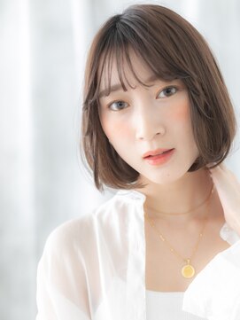 ドクターズサロン LAB 小山店 ミストバング透明感ことりベージュミニボブu小山20代30代