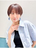 ナチュラルショート/ショートボブ/韓国/顔周り/20代30代40代50代