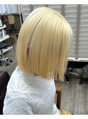 ミルクティーベージュダブルカラーインナーカラーケアブリーチ