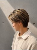 毛流れセンターパート