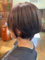 バグスドゥア(Bagus dua)&nbsp;暗めカラー大人ボブ×グレージュ11.15