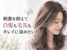 【頭皮にやさしい】刺激を抑えて白髪も毛先もキレイに染めたい