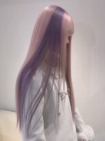 ベレーザ 川越(Beleza)&nbsp;ba18830_ピンクラベンダーハイトーンカラー艶髪質改善ストレート