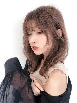 エレノア トーキョー 恵比寿(ELEANOAH TOKYO) ぷちウルフ前髪薄めバング＃イメチェンラベンダーカラー