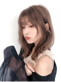 ぷちウルフ前髪薄めバング#イメチェンラベンダーカラー