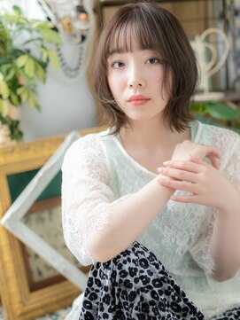 カバーヘアアンドスパ ブリス 浦和(COVER HAIR&SPA bliss) 濡れ髪フェザーバング小顔ひし形シルエットb浦和20代30代40代