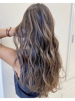 イース バイ アンブルリュクス 北千住(Ease by amble luxe)&nbsp;前髪イメチェンイヤリングカラーラベンダーカラー